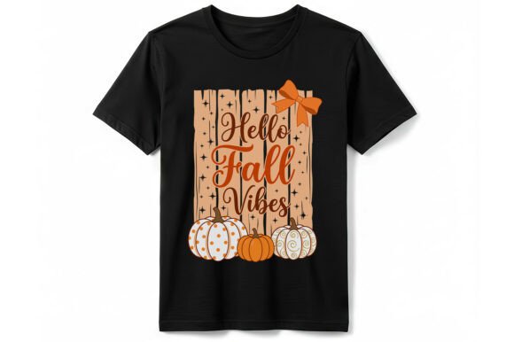 Hello Fall Vibes Pumpkin T-Shirt
