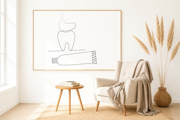 Minimal Teeth Line Art Review