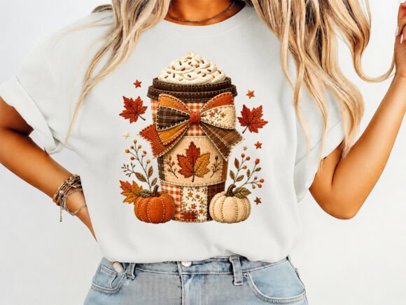 Pumpkin Spice Coffee Fall T-Shirt