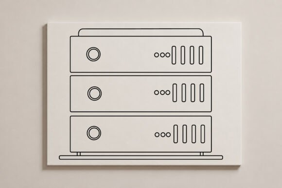 Server Rack Line Art Review